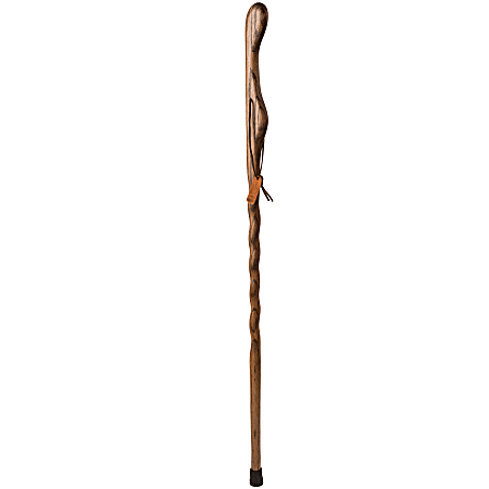 Brazos Walking Sticks™ Hitchhiker Twisted Oak Walking Stick, 55", Brown