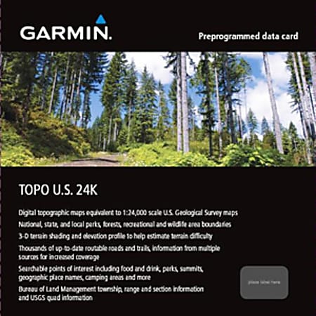 Garmin TOPO U.S. 24K - Texas Digital Map