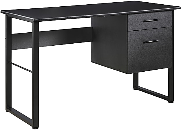 Realspace® Halton 48"W Computer Desk, Black