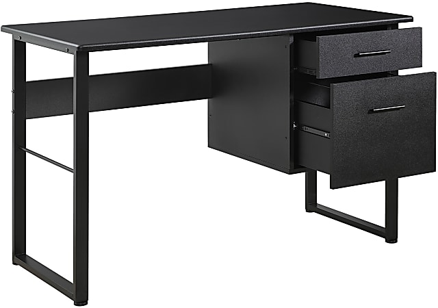 Realspace Halton 48 W Computer Desk Black Office Depot