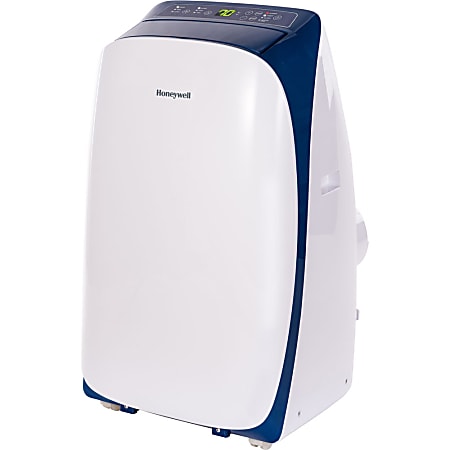 Honeywell 12,000 BTU Portable Air Conditioner with Remote Control - Cooler - 3516.85 W Cooling Capacity - 550 Sq. ft. Coverage - Dehumidifier - Washable - Remote Control - White, Blue