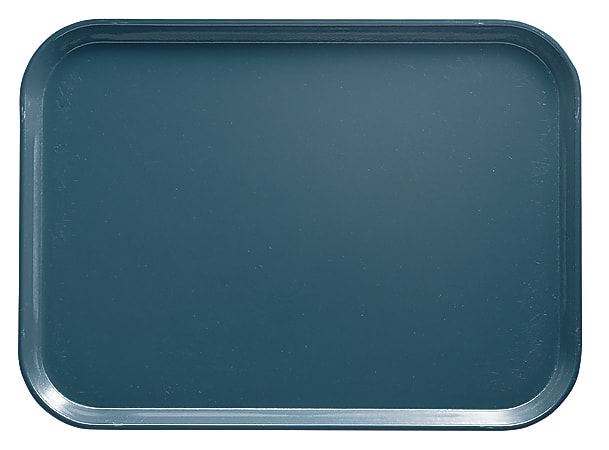 Cambro Camtray Rectangular Serving Trays, 14" x 18", Slate Blue, Pack Of 12 Trays