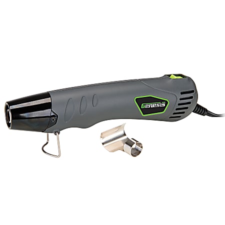 Genesis™ 350W Compact Corded Heat Gun, 6', Gray/Green