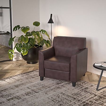 Flash Furniture Hercules Diplomat Bonded LeatherSoft™ Chair, Brown