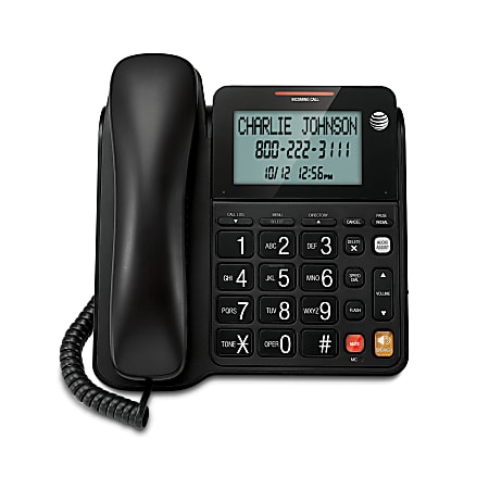 Vtech® AT&T CL2940 Corded Speakerphone, Black