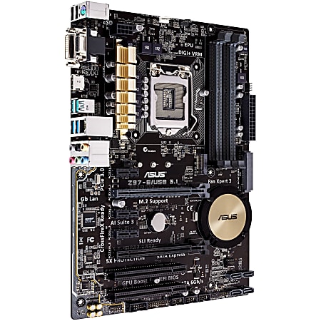 Asus Z97-E/USB3.1 Desktop Motherboard - Intel Chipset - Socket H3 LGA-1150
