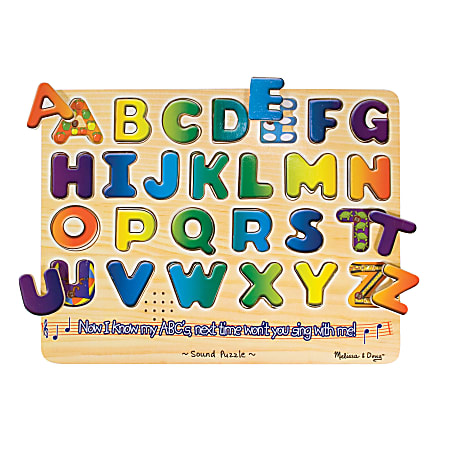 Melissa & Doug Alphabet Sound Puzzle, Pre-K - Kindergarten