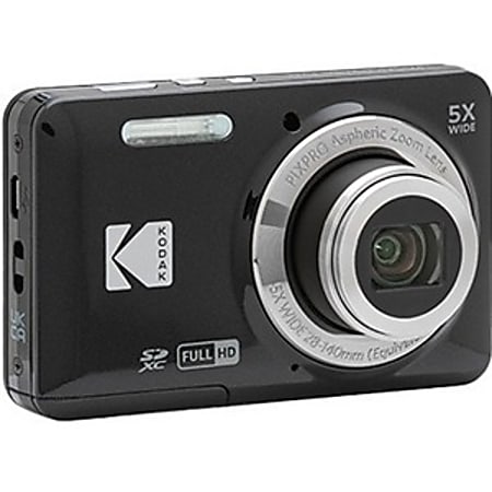Kodak PIXPRO FZ55 16.4 Megapixel Compact Camera Black 12.3