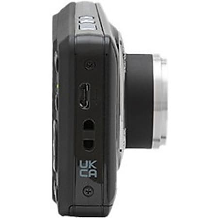 Kodak PIXPRO FZ55 16.4 Megapixel Compact Camera - Black - 1/2.3" CMOS Sensor - Autofocus - 2.7"LCD - 5x Optical Zoom - 6x Digital Zoom - Digital (IS) - 4608 x 3456 Image - 1920 x 1080 Video - Full HD Recording - HD Movie Mode