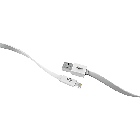 iEssentials Lightning/USB Data Transfer Cable - 4 ft Lightning/USB Data Transfer Cable - First End: Lightning - Second End: USB - White