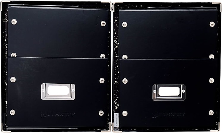 Snap N Store Kids Storage, Black/Space, 2 PK, M