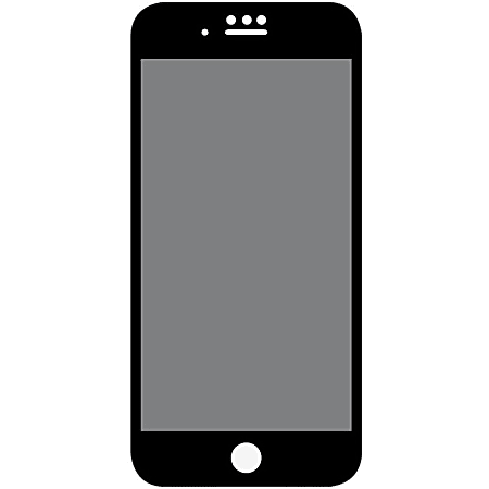 PanzerGlass iPhone 6/6s/7/8 Black - Privacy Black, Clear - For LCD iPhone 6, iPhone 6s, iPhone 7, iPhone 8 - Glass - Anti-glare - 1 Pack