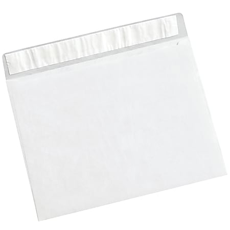 Tyvek® Flat Envelopes, 10" x 13", White, Case Of 100