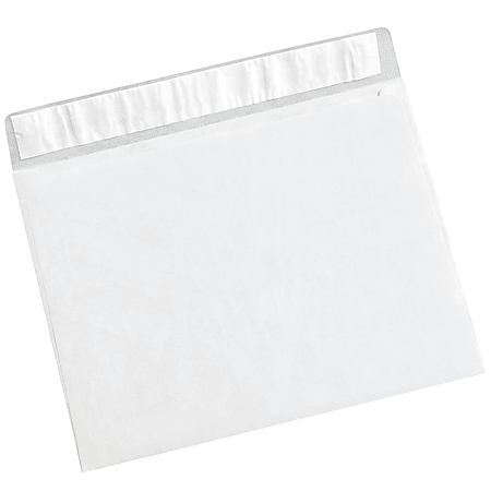 Tyvek® Flat Envelopes, 10" x 13", White, Case Of 100
