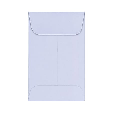 LUX Coin Envelopes, #1, Gummed Seal, Lilac, Pack Of 500