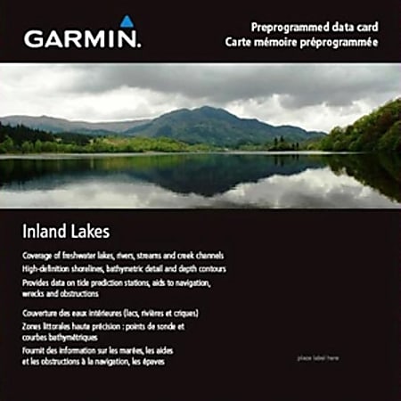 Garmin Canada Inland Lakes Saskatchewan Digital Map
