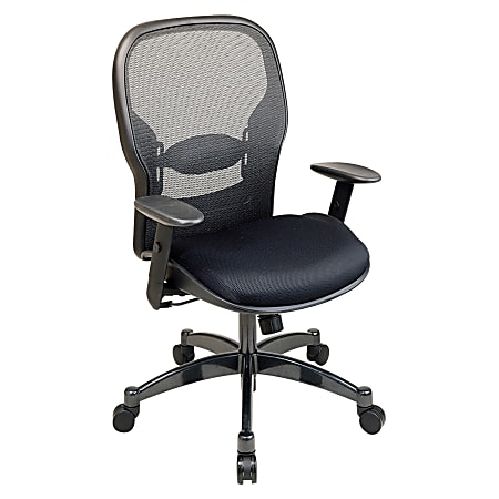 Office Star™ Professional Matrex® Mesh Chair, 46 1/4"H x 27 1/4"W x 25 3/4"D, Black/Gunmetal