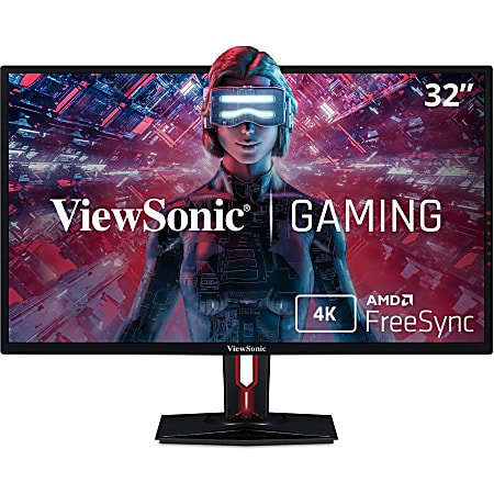 ViewSonic&reg; XG3220 32" 4K LED Gaming Monitor, FreeSync