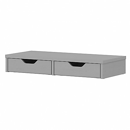 Bush Furniture Universal Desktop Organizer With Drawers, Cape Cod Gray, Standard Delivery