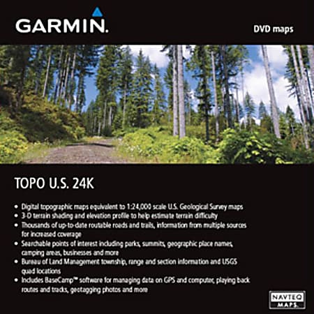 Garmin TOPO U.S. 24K West - Digital Map