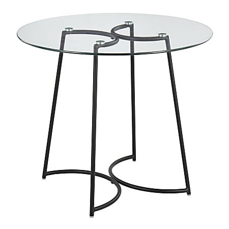 LumiSource Cece Dinette Table, 30-1/4”H x 35”W x 35”D, Dark