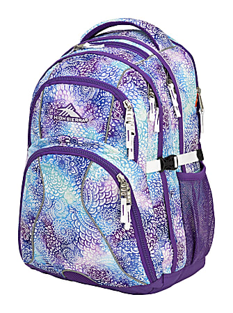 Purple flower backpack outlet