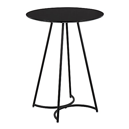 LumiSource Cece Canary Contemporary Glam Counter Table, 36”H x 27”W x 27”D, Black