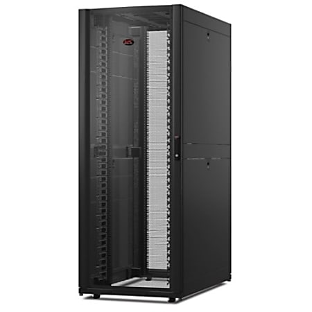 Schneider Electric NetShelter SX 42U 750mm Wide x 1200mm Deep Networking Enclosure with Sides - For Server - 42U Rack Height x 19 Rack Width - Floor Standing - Black