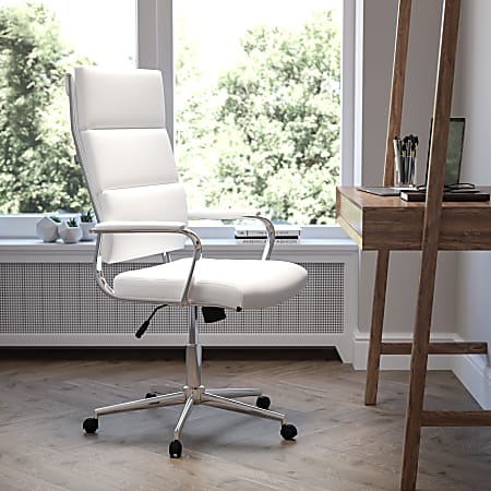 White leather office new arrivals chair office depot