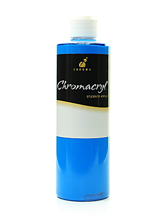Chroma Chromacryl Students' Acrylic Paint, 1 Pint, Cobalt Blue, Pack Of 2
