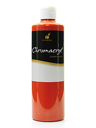 Chroma Chromacryl Students' Acrylic Paint, 1 Pint, Red Oxide, Pack Of 2