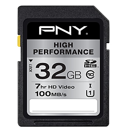 PNY High Performance 32GB SDHC Class 10 UHS Memory Card