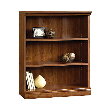 Sauder® Camden County Bookcase, 3 Shelves, Planked Cherry