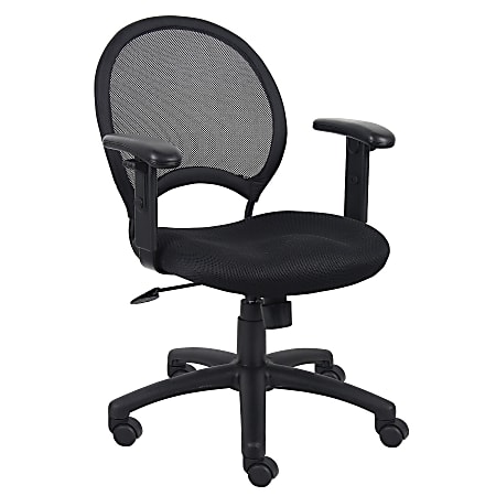 Boss Office Products Mesh Task Chair With Arms,