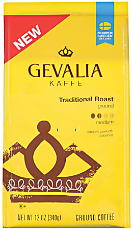 Gevalia® Traditional Roast Coffee, 12 Oz Bag