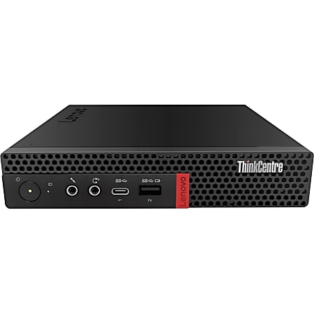 Lenovo ThinkCentre M720q 10T700CMUS Desktop Computer - Intel Core i7 9th Gen i7-9700T 2 GHz - 16 GB RAM DDR4 SDRAM - 256 GB SSD - Tiny - Black - Windows 10 Pro 64-bit - Intel UHD Graphics 630 - English Keyboard - 135 W