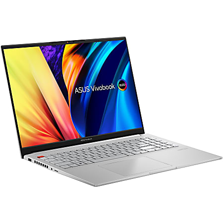 Asus Vivobook Pro 16 OLED K6602 Laptop, 16" Screen, Intel® Core™ i7, 16GB Memory, 16GB Memory, 1TB Solid State Drive, Cool Silver, Windows® 11 Home, WiFi 6