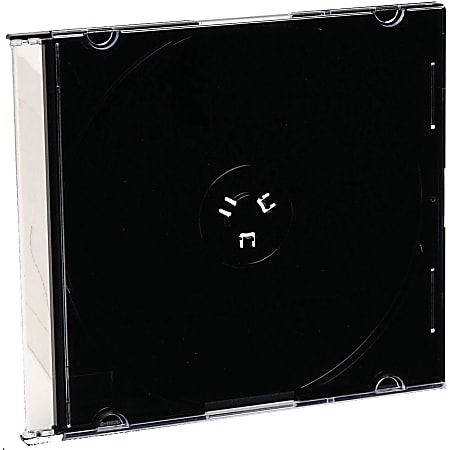 Verbatim® CD & DVD Slim Jewel Cases, Black,