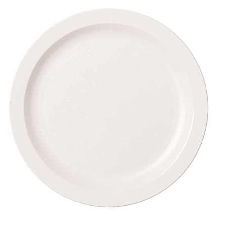 Cambro Camwear Round Dinnerware Plates, 9", White, Set Of 48 Plates