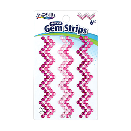 Artskills® Chevron Gems, Pink, Pack Of 6