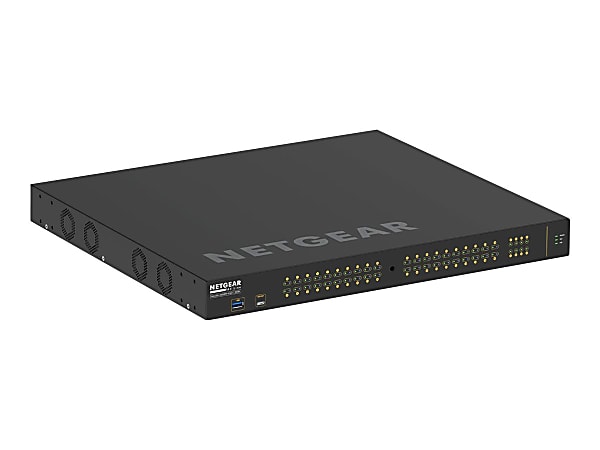Netgear M4250-40G8XF-PoE+ AV Line Managed Switch - 40 Ports - Manageable - 3 Layer Supported - Modular - GSM4248PX100NAS