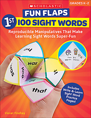 Scholastic® Fun Flaps: 1st 100 Sight Words, Grades K - 2