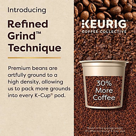 Keurig Coffee Collective Bold Beats Single Serve K Cup Pods Medium Dark ...