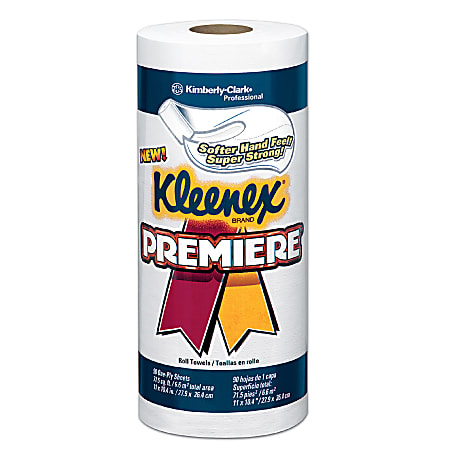 Kleenex® Premiere® Roll Towels, 1-Ply, Roll Of 90 Paper Towels