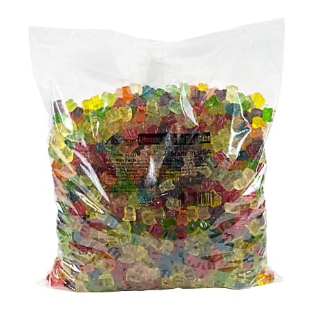 Albanese Confectionery Gummies, Assorted Mini Gummy Bear Cubs, 5-Lb Bag