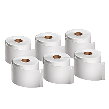 DYMO® Standard Shipping Labels For LabelWriter® Label Printers, 2 5/16" x 4", White, 300 Labels Per Roll, Pack Of 6 Rolls