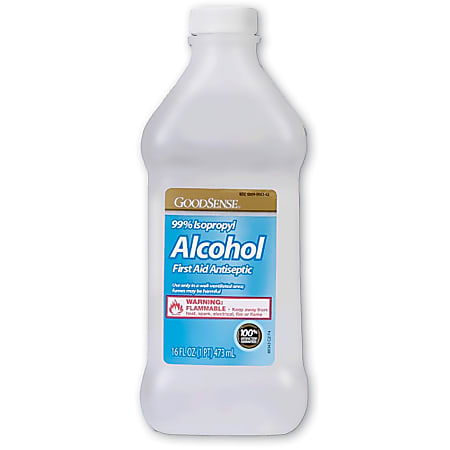 Good Sense 70% Isopropyl Rubbing Alcohol, 16 Fl Oz Bottle