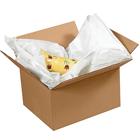 Office Depot® Brand Tissue Paper Sheets, Economy, 18" x 24", White, Case Of 4,800