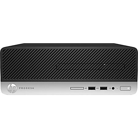 HP Business Desktop ProDesk 400 G6 Desktop Computer - Intel Core i3 9th Gen i3-9100 3.60 GHz - 4 GB RAM DDR4 SDRAM - 256 GB SSD - Small Form Factor - Windows 10 Pro 64-bit - Intel UHD Graphics 630 DDR4 SDRAM - English Keyboard