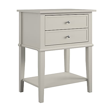 Ameriwood™ Home Franklin Accent Table, 28"H x 22"W x 15-1/2"D, Taupe